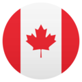 flag: Canada on platform JoyPixels
