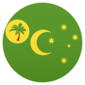 flag: Cocos (Keeling) Islands on platform JoyPixels