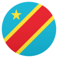 flag: Congo - Kinshasa on platform JoyPixels