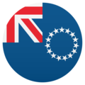 flag: Cook Islands on platform JoyPixels