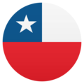 flag: Chile on platform JoyPixels