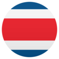 flag: Costa Rica on platform JoyPixels