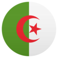 flag: Algeria on platform JoyPixels
