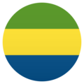 flag: Gabon on platform JoyPixels