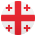 flag: Georgia on platform JoyPixels
