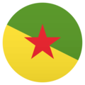 flag: French Guiana on platform JoyPixels