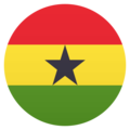 flag: Ghana on platform JoyPixels