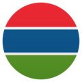 flag: Gambia on platform JoyPixels