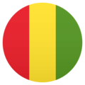 flag: Guinea on platform JoyPixels