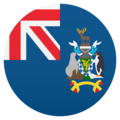 flag: South Georgia & South Sandwich Islands on platform JoyPixels