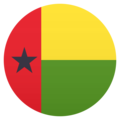 flag: Guinea-Bissau on platform JoyPixels