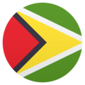 flag: Guyana on platform JoyPixels