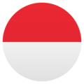 flag: Indonesia on platform JoyPixels