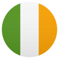 flag: Ireland on platform JoyPixels