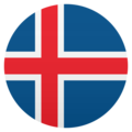 flag: Iceland on platform JoyPixels