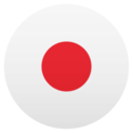 flag: Japan on platform JoyPixels
