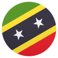 flag: St. Kitts & Nevis on platform JoyPixels