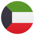 flag: Kuwait on platform JoyPixels