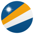 flag: Marshall Islands on platform JoyPixels