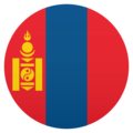 flag: Mongolia on platform JoyPixels