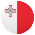 flag: Malta on platform JoyPixels