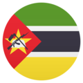 flag: Mozambique on platform JoyPixels