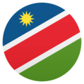 flag: Namibia on platform JoyPixels