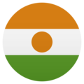 flag: Niger on platform JoyPixels