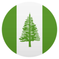 flag: Norfolk Island on platform JoyPixels