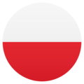 flag: Poland on platform JoyPixels
