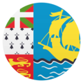 flag: St. Pierre & Miquelon on platform JoyPixels