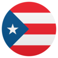 flag: Puerto Rico on platform JoyPixels