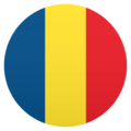 flag: Romania on platform JoyPixels