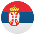 flag: Serbia on platform JoyPixels