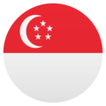 flag: Singapore on platform JoyPixels