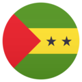 flag: São Tomé & Príncipe on platform JoyPixels