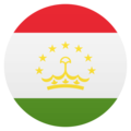 flag: Tajikistan on platform JoyPixels