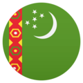 flag: Turkmenistan on platform JoyPixels