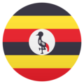 flag: Uganda on platform JoyPixels