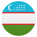 flag: Uzbekistan on platform JoyPixels