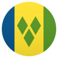 flag: St. Vincent & Grenadines on platform JoyPixels