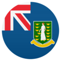 flag: British Virgin Islands on platform JoyPixels