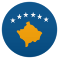 flag: Kosovo on platform JoyPixels