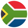flag: South Africa on platform JoyPixels