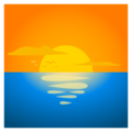 sunrise on platform JoyPixels