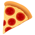 pizza on platform JoyPixels