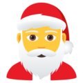 Santa Claus on platform JoyPixels