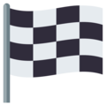 chequered flag on platform JoyPixels
