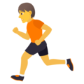 person running on platform JoyPixels