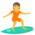 person surfing on platform JoyPixels
